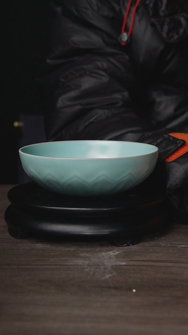 杯原矿仿古釉作品