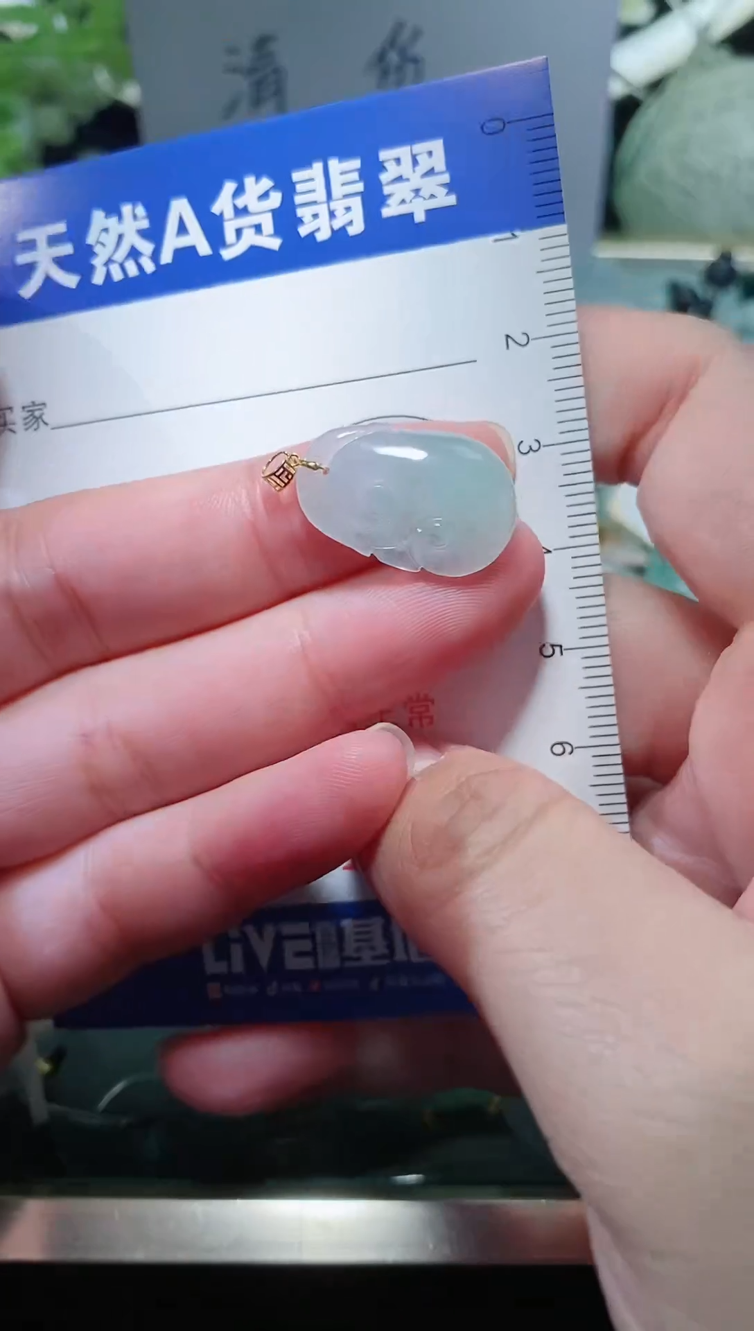 【闪购商品】翡翠颈饰18K金镶嵌天然A货翡翠一件