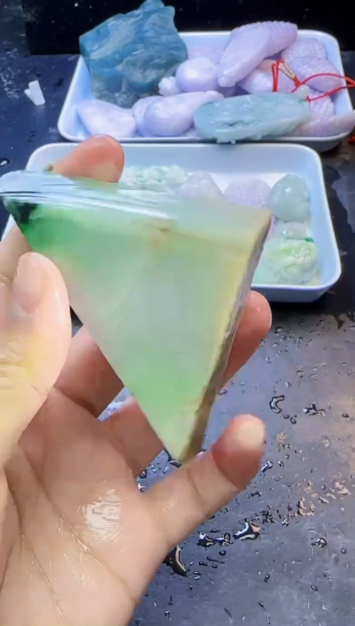 颈饰未镶嵌翡翠051天然A货翡翠