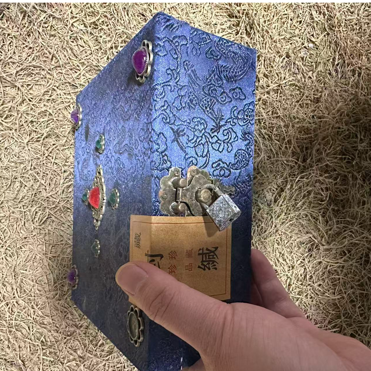 景泰蓝方盒——流水摆件