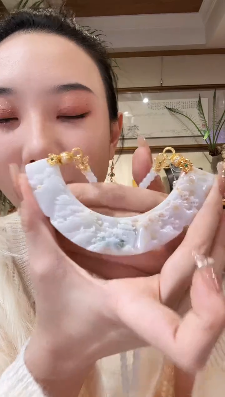 【闪购商品】翡翠颈饰未镶嵌国风