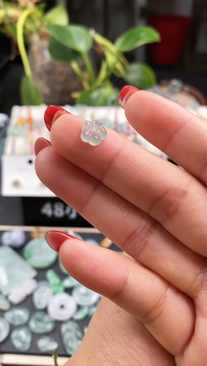 【闪购商品】翡翠戒指未镶嵌小花福利款