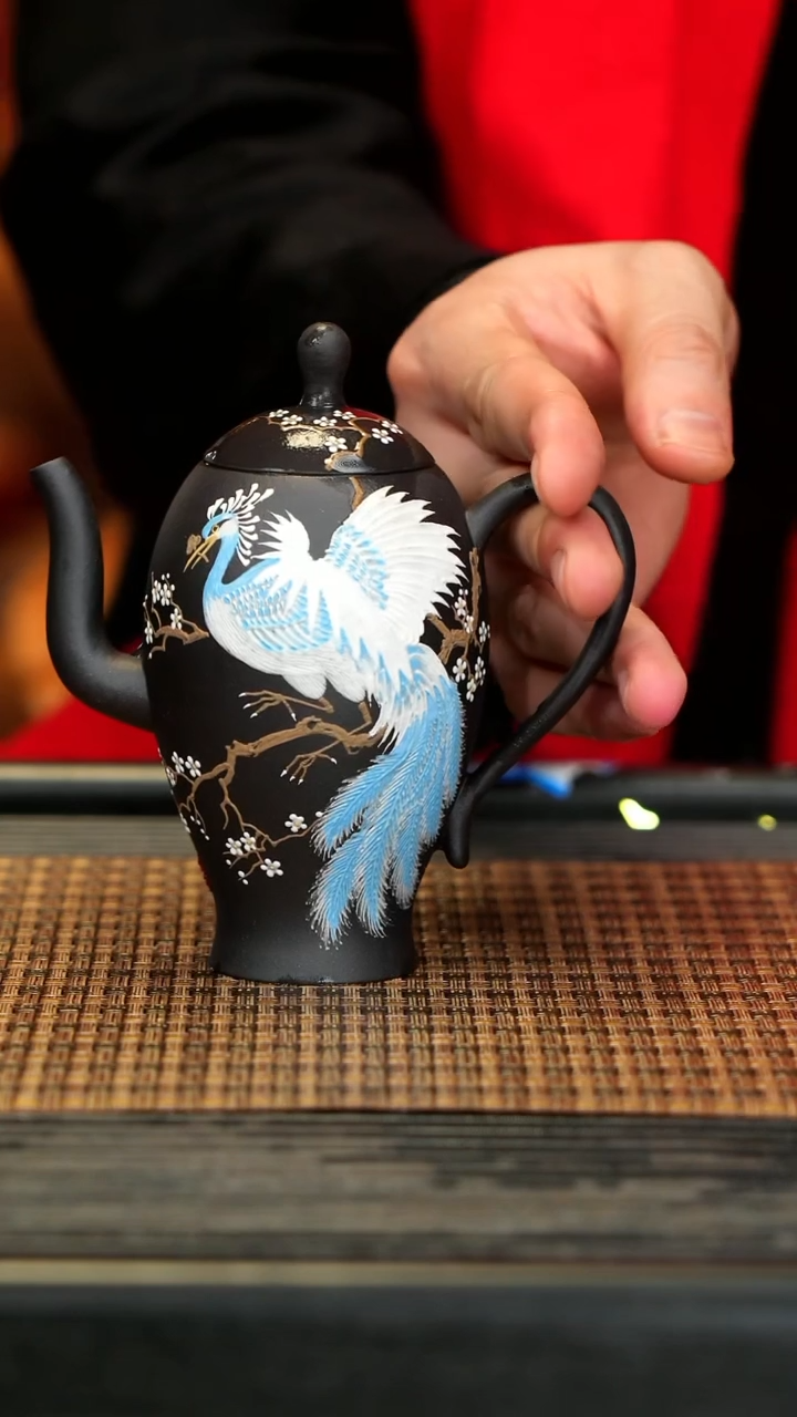 【闪购商品】紫砂茶壶77冰凤 黑墩头