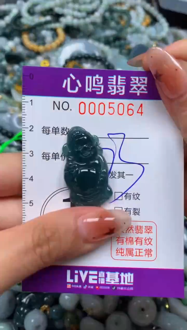 翡翠未镶嵌颈饰闪购005064