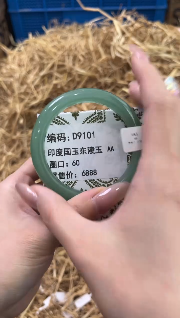 未镶嵌手镯石英质玉D9101