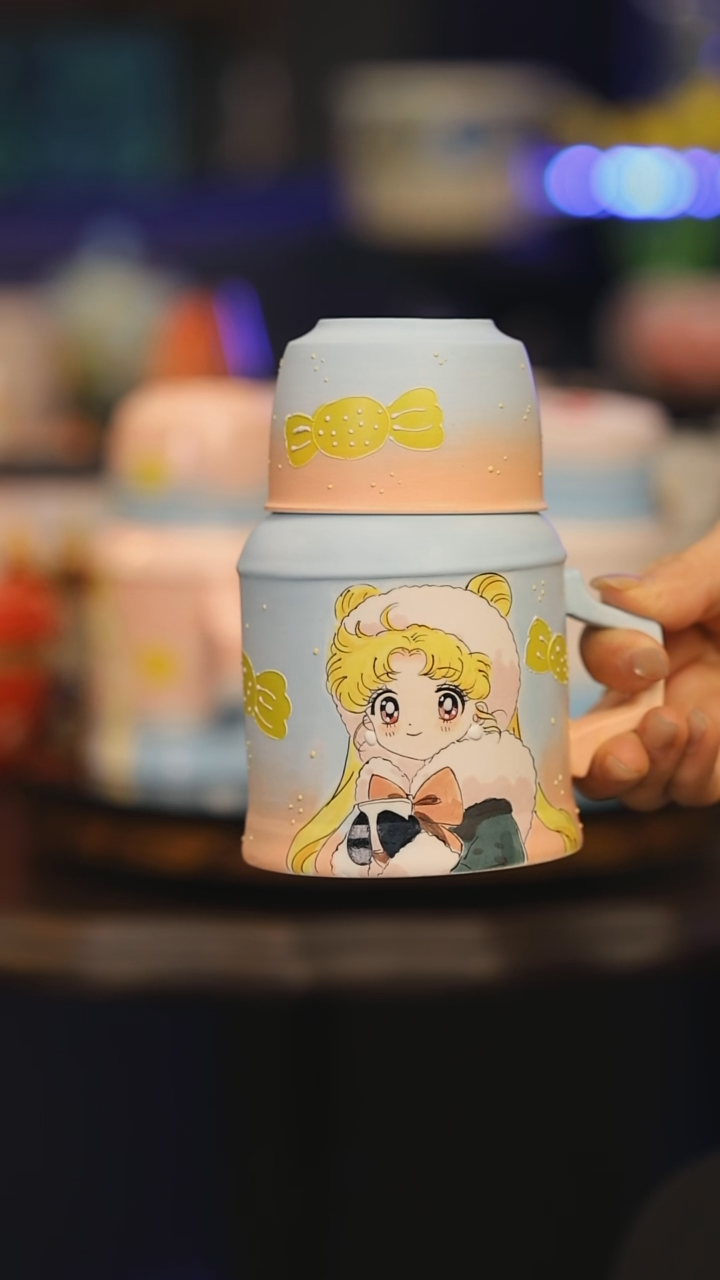 【闪购商品】摆件景德镇釉下彩绘设计师款式陶瓷