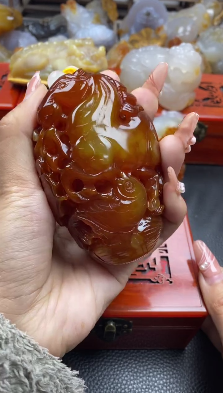 【闪购商品】玛瑙/玉髓手把未镶嵌00