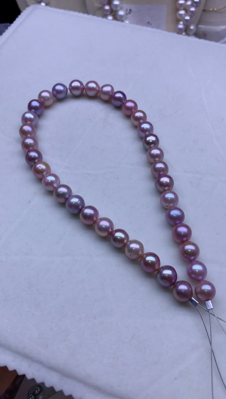 【闪购商品】淡水珍珠项链银S925镶嵌淡水珍珠项链