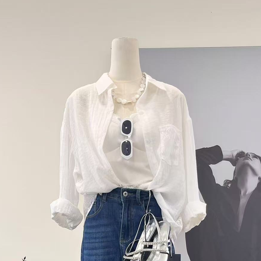 【轻纱漫雾】百搭休闲上衣-831（无内搭）