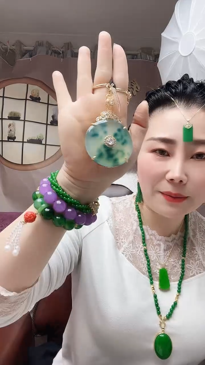 【闪购商品】翡翠颈饰14K金镶嵌79号