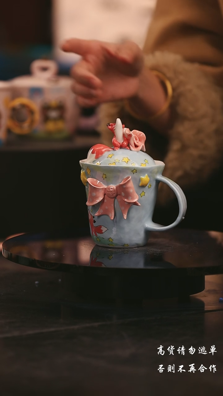 陶瓷景德镇可爱设计师款陶瓷 