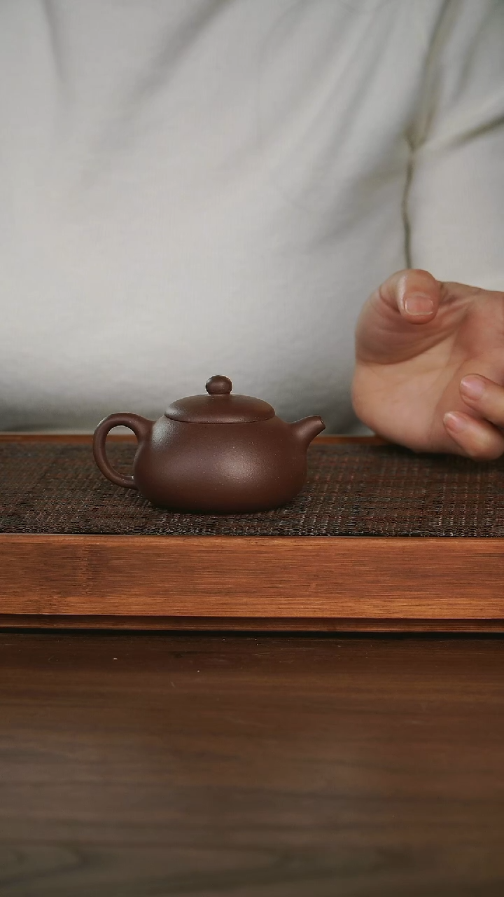 【闪购商品】紫砂茶壶 小文旦 深井老紫泥 100cc