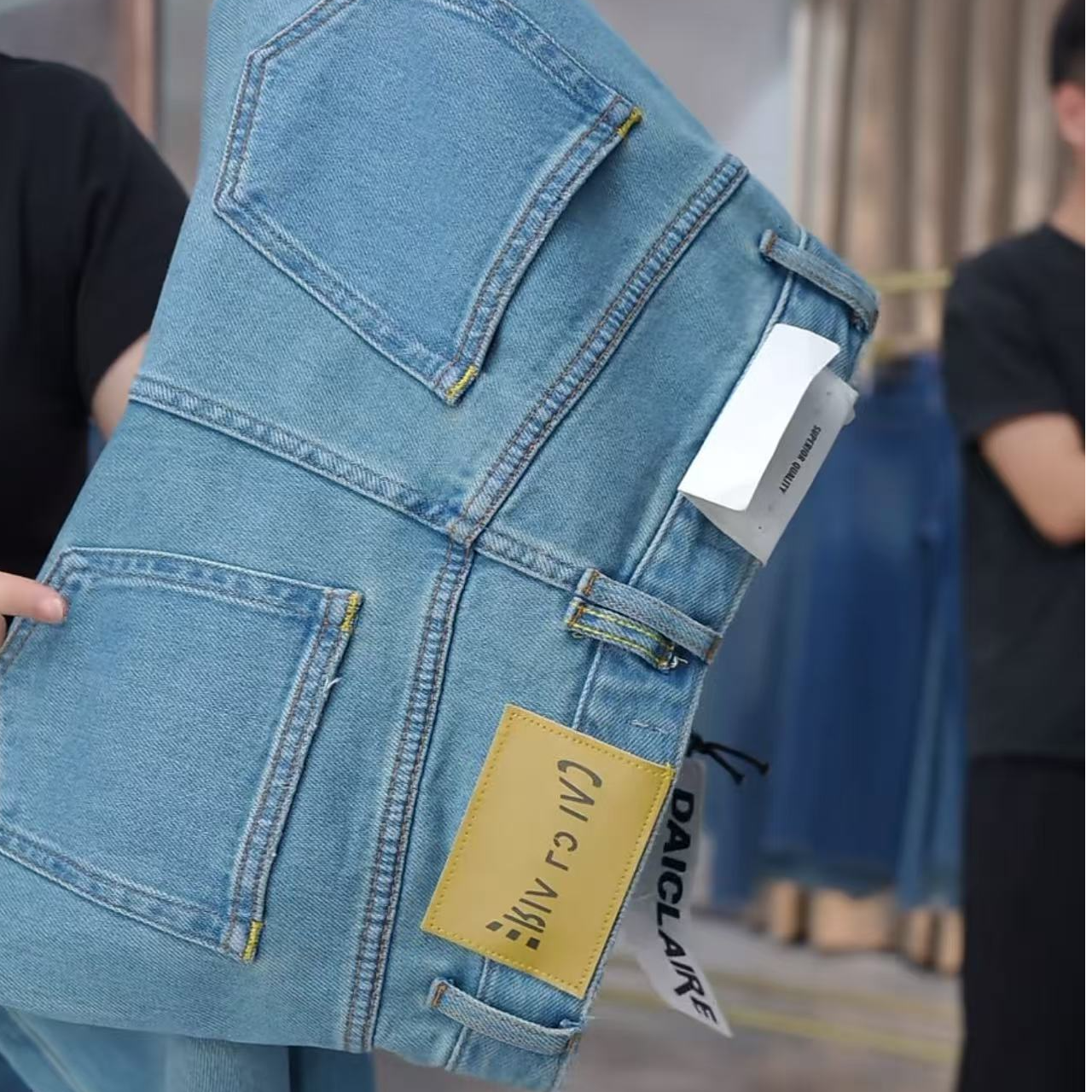 165牛仔裤女2025新款奶奶裤裤时尚休闲显瘦高腰