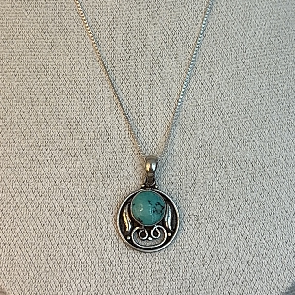 925银银制品 手工链子吊坠套装复古