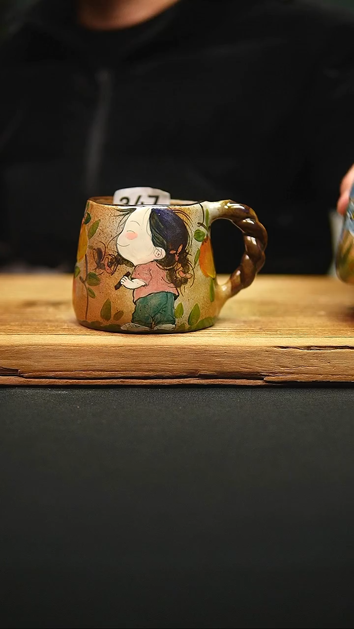 @@陶园瓷舍@@纯手工手绘@高温釉下彩