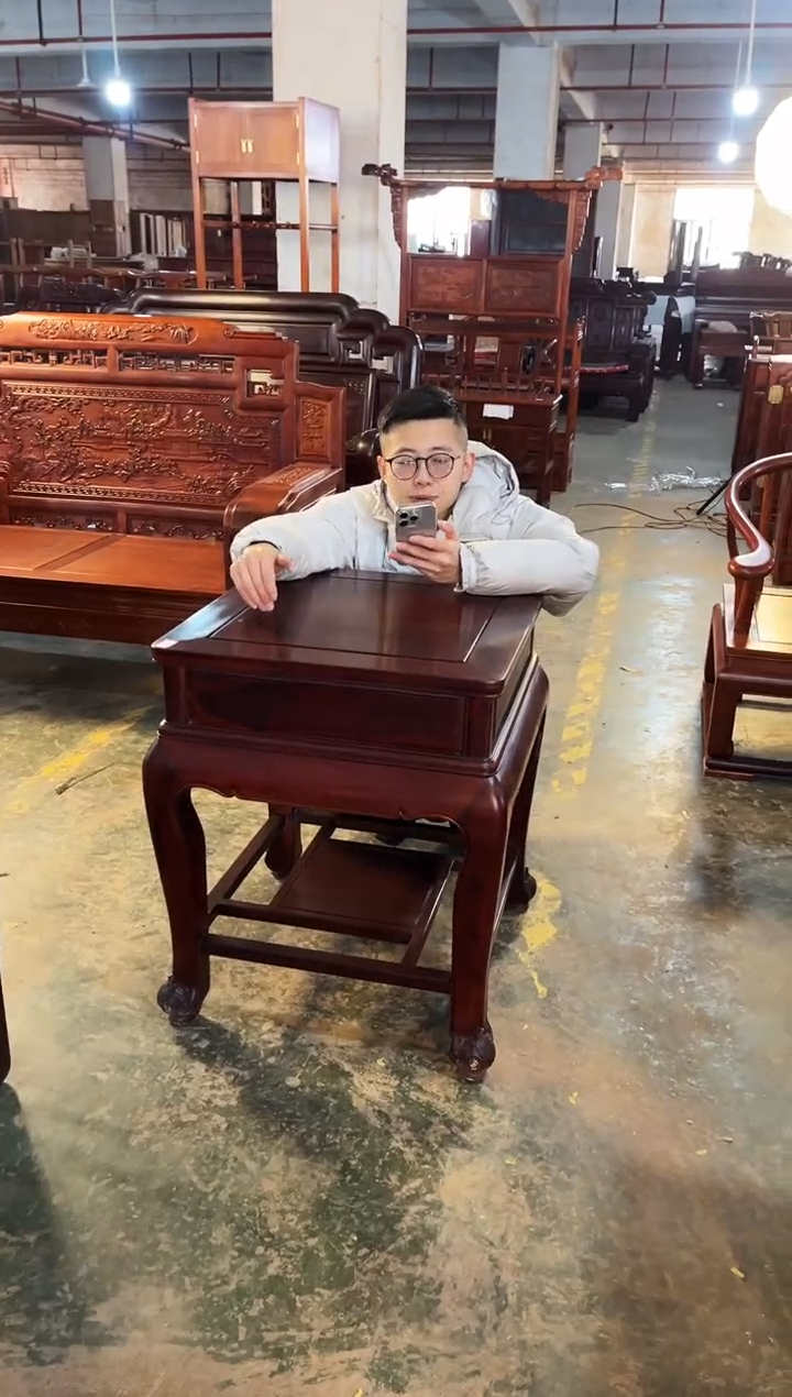 【闪购商品】黑酸枝木类成套家具J33