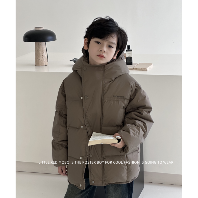 【现现】童装男儿童新国标90白鸭羽绒服2025冬季新款MMY841306-1