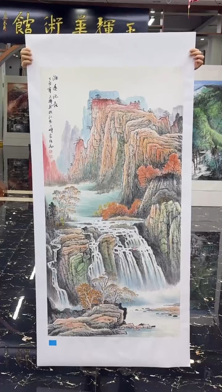 国画国画绘画山水花鸟