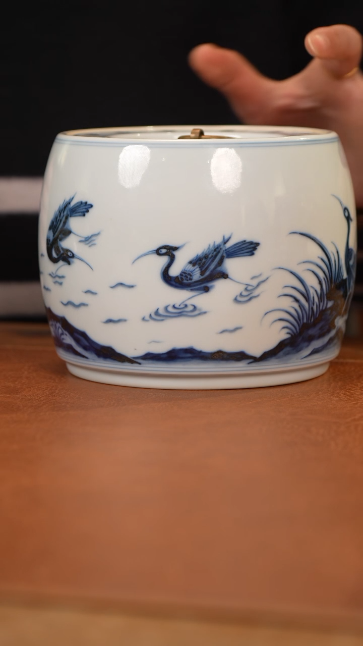 【闪购商品】杯和然窑珍味白鹭蛐蛐罐订金