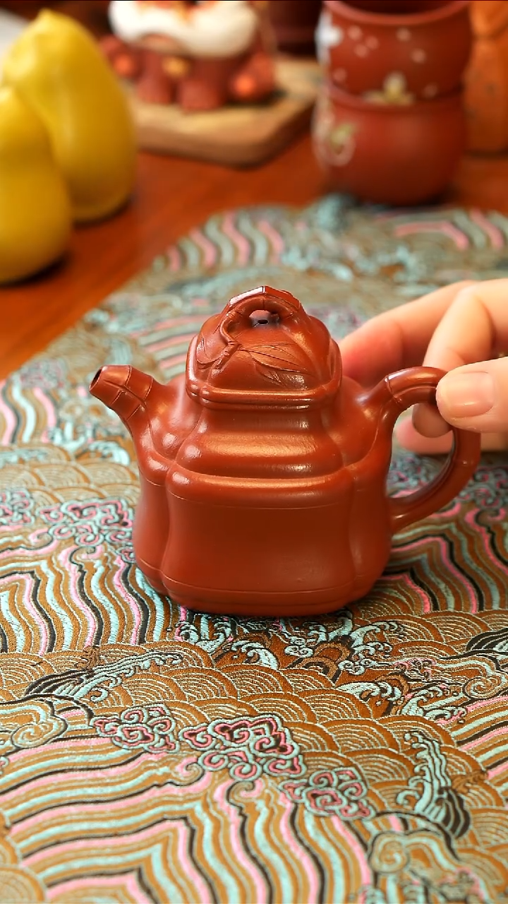 【闪购商品】紫砂茶壶宜兴紫砂竹鼎160cc杨菲