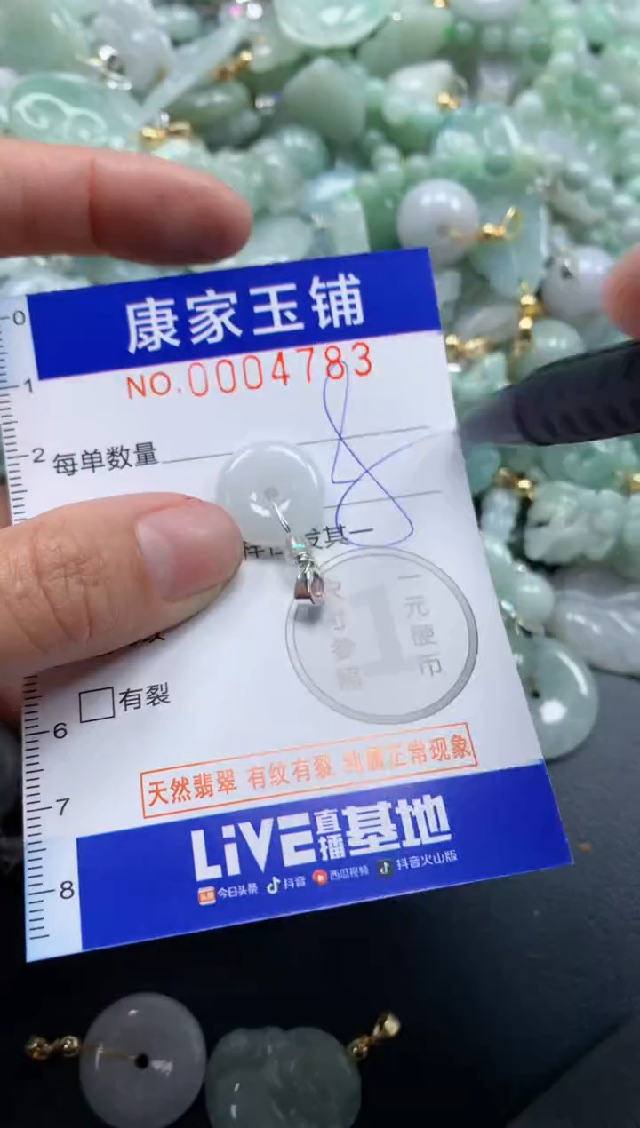 颈饰未镶嵌翡翠4783