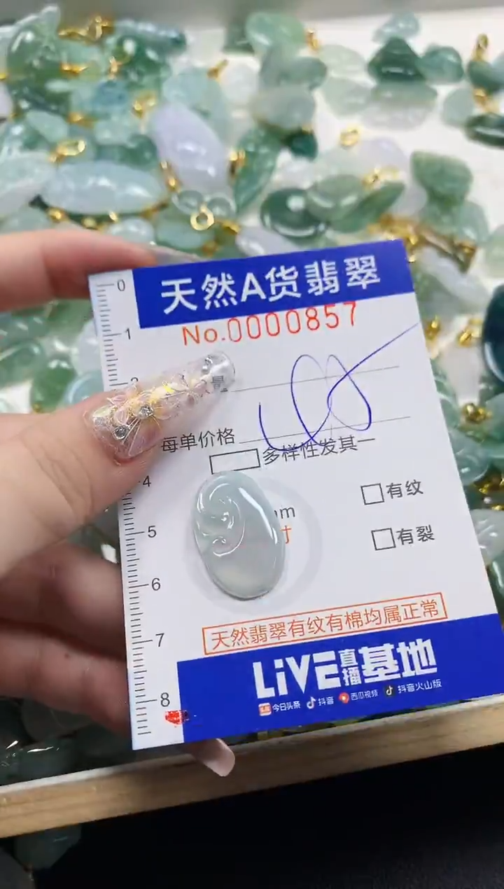 颈饰未镶嵌翡翠天然A货翡翠