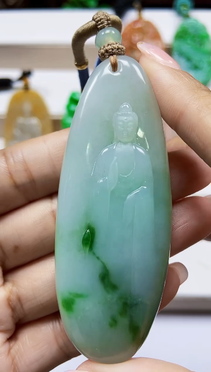 颈饰未镶嵌翡翠翡翠A货