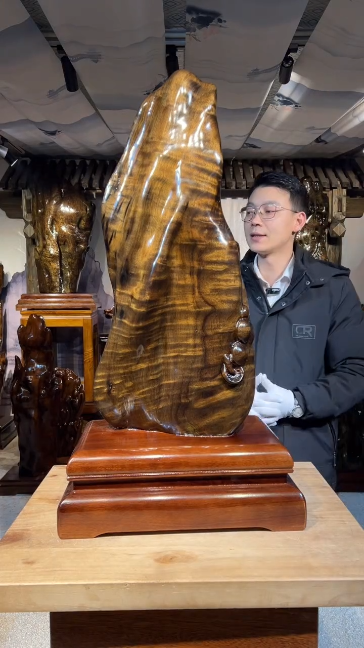 【闪购商品】金丝楠金丝楠小叶桢楠摆件81-41-27