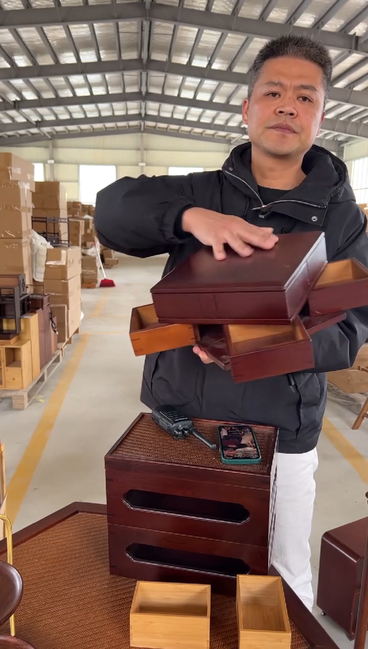 【闪购商品】机关盒，2层，高山楠竹板材