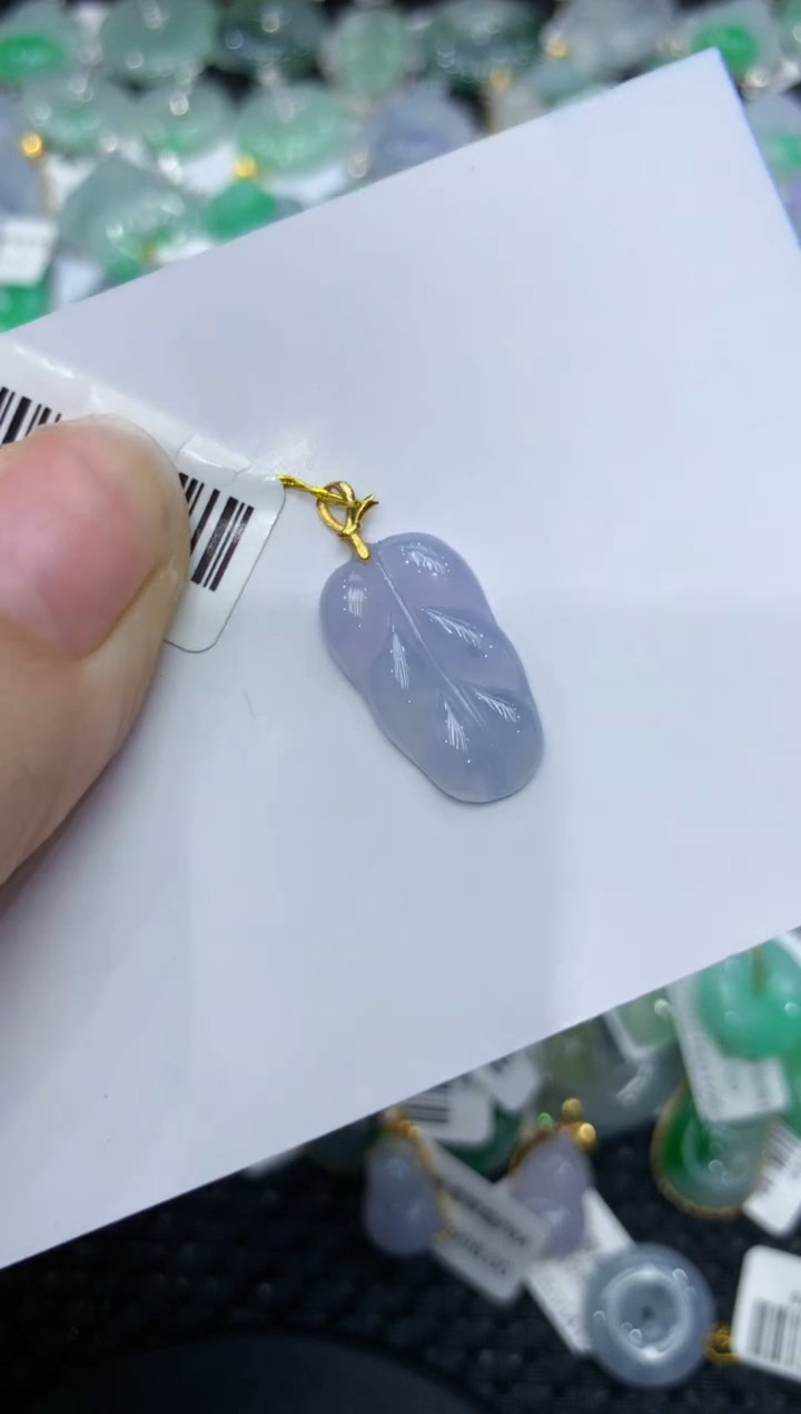 【闪购商品】翡翠颈饰18K金镶嵌1111111111111