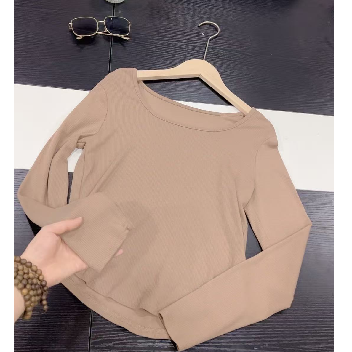 『 时尚T恤S 』时尚百搭休闲舒适纯色韩版简约T恤R31-R35