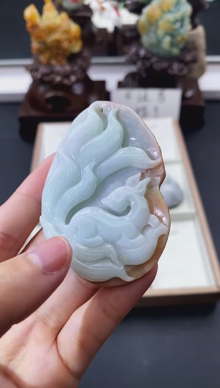 颈饰未镶嵌翡翠天然缅甸A货翡翠