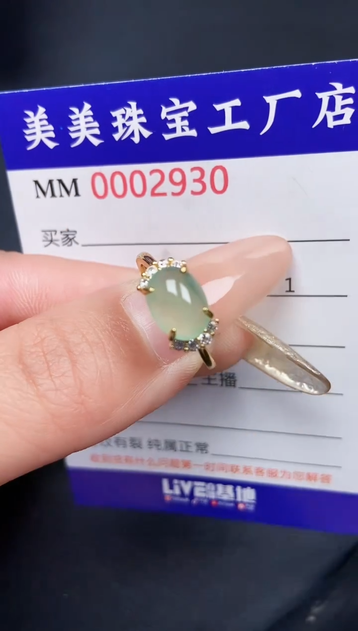 【闪购商品】翡翠颈饰银S925镶嵌2930