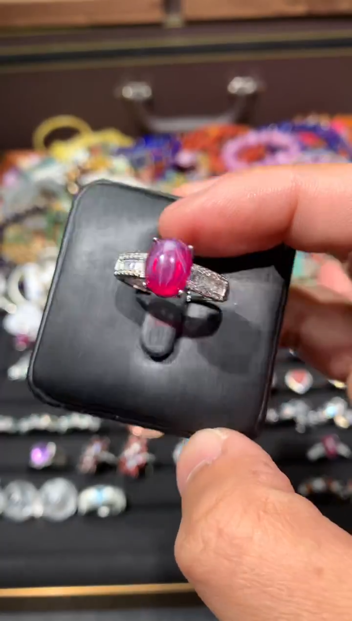 未镶嵌戒指红宝石F19新烧【多样性发其一】