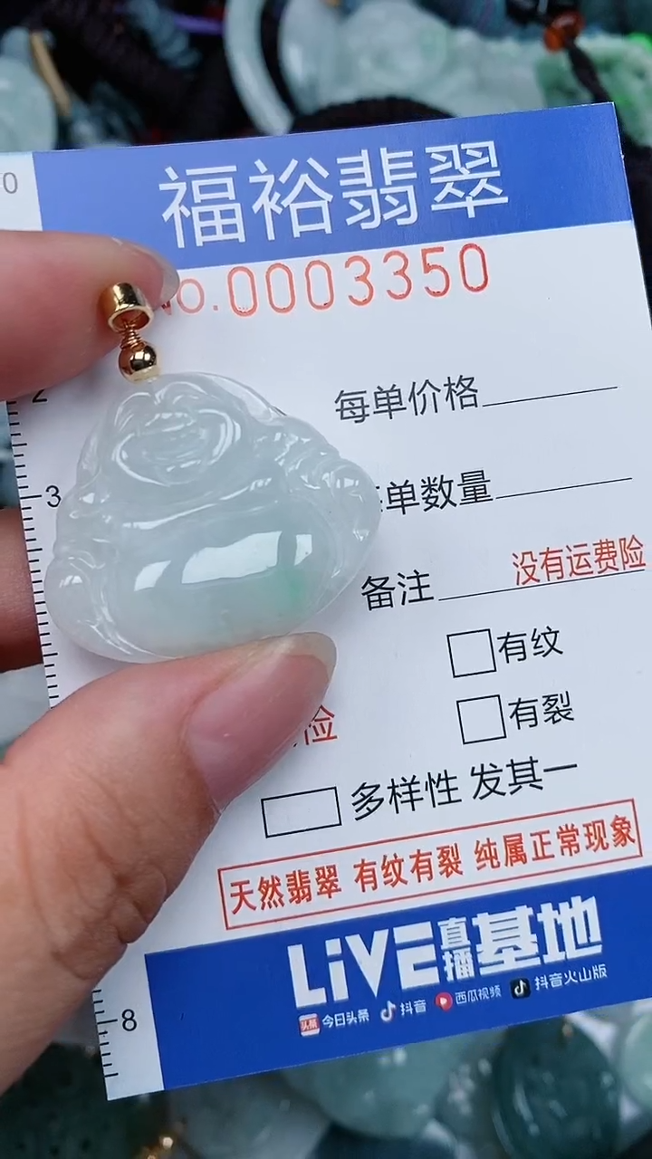 翡翠未镶嵌颈饰...0003350