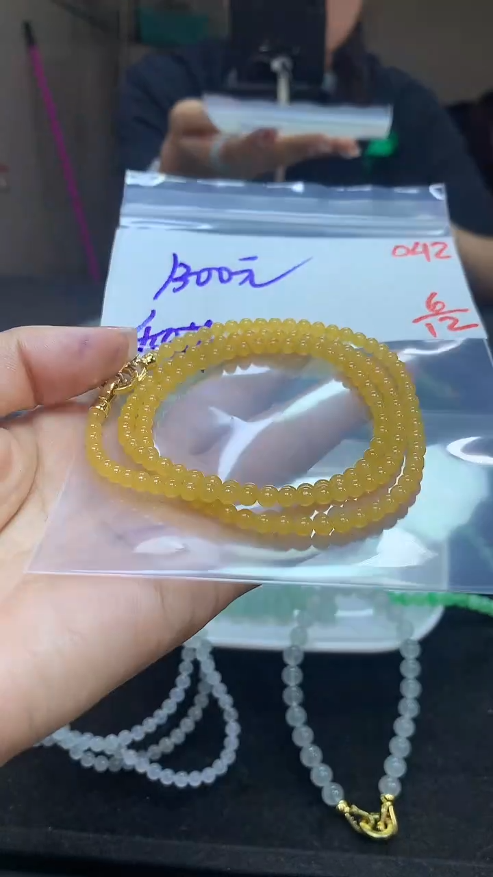 未镶嵌定制翡翠毛货需精细抛光多样性发一件珠串+1300元042