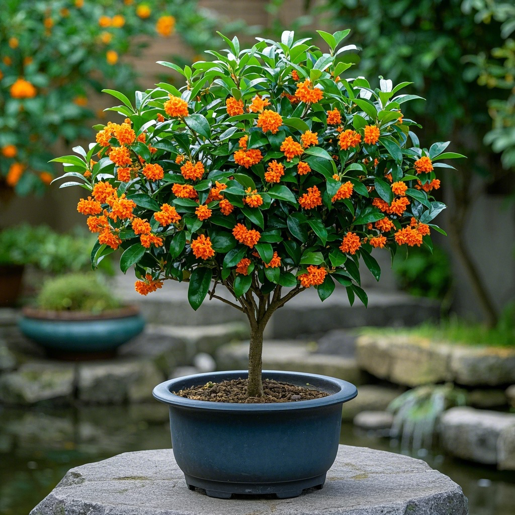 四季桂花盆栽树菌浓香型带花苞可食用室内阳台庭院好养活花卉植物