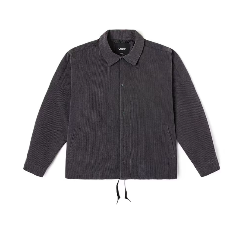 VANS 翻领舒适亲肤美式复古夹克外套 男款 灰黑色-VN000M8Y1O7