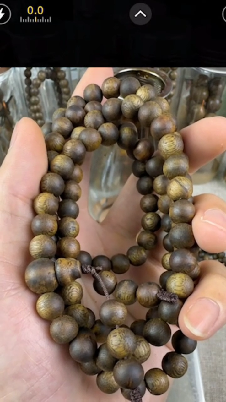 【闪购商品】沉香手串种植绿棋08多圈28
