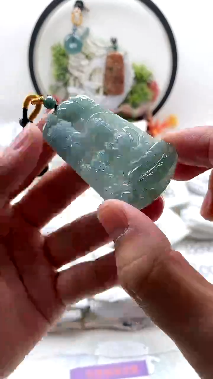 颈饰未镶嵌翡翠阿弥陀佛