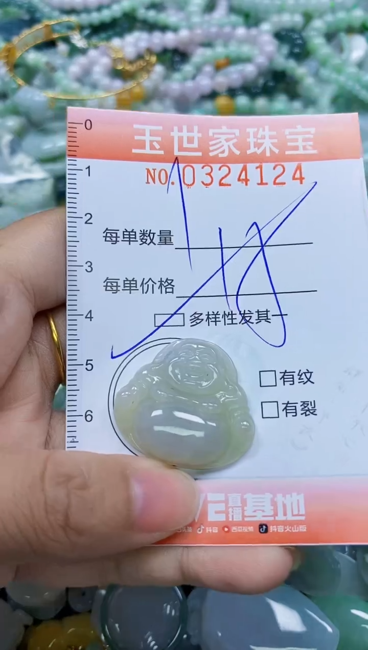 翡翠未镶嵌颈饰闪购0324124多样性发其一