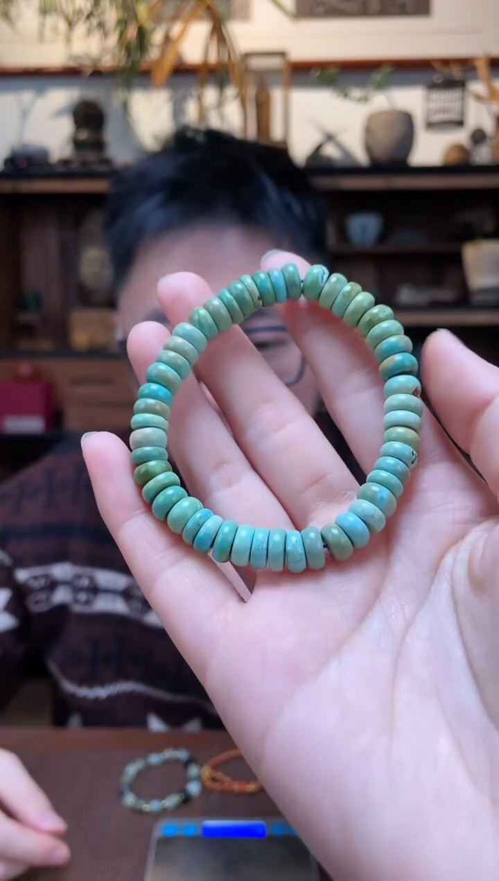 【闪购商品】绿松石手串未镶嵌015绿松石手串ZD多样发一