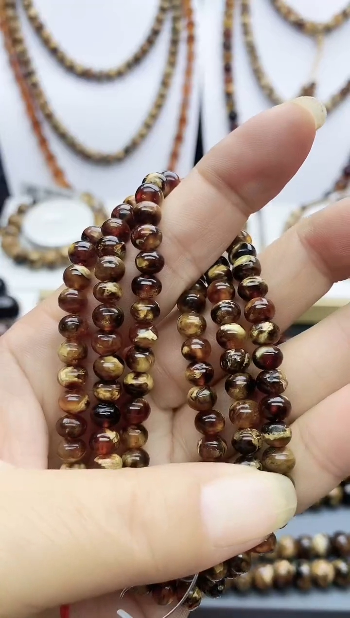 【闪购商品】琥珀颈饰未镶嵌6琥珀