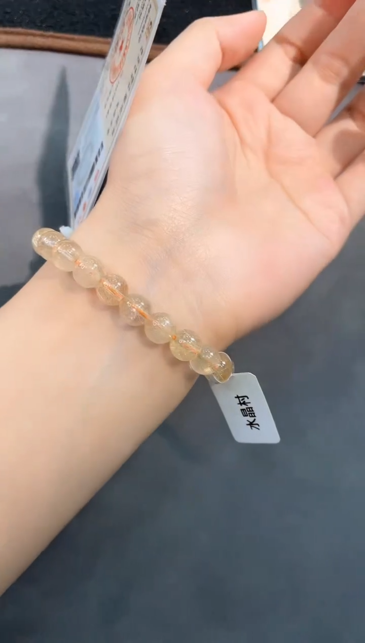 【闪购商品】水晶手链未镶嵌115号维纳斯单圈6mm