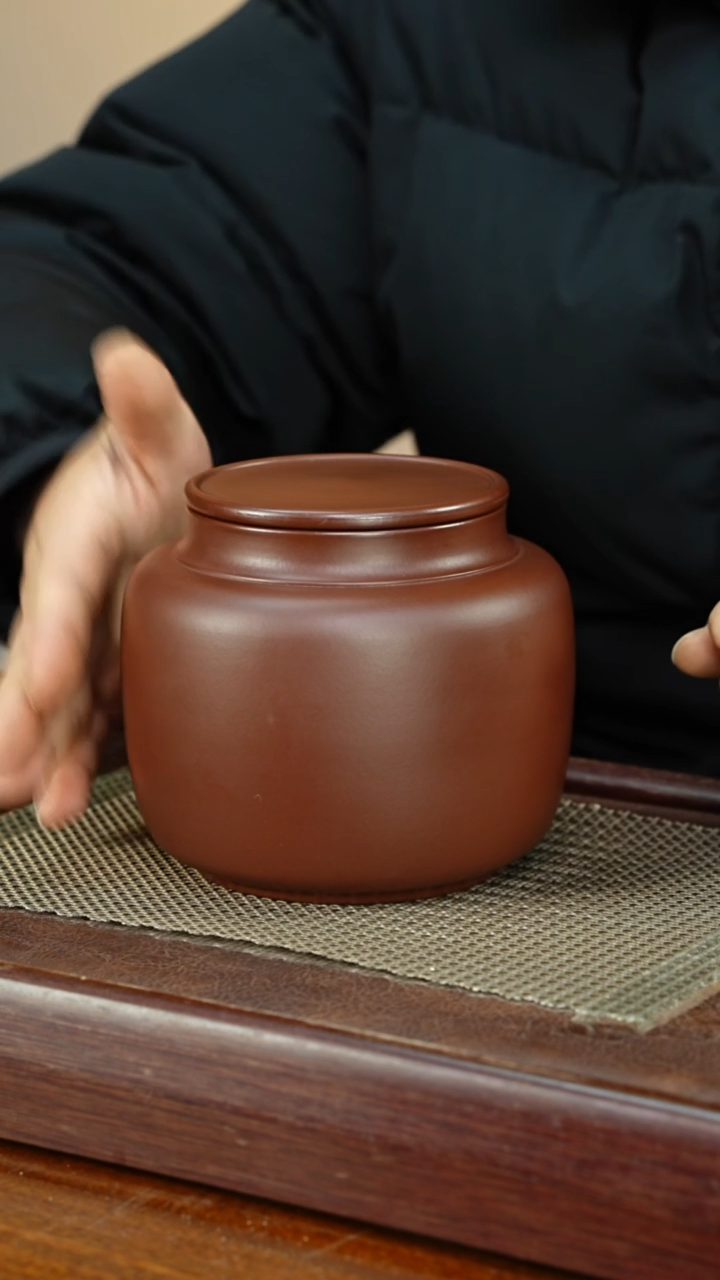 宜兴原矿紫砂茶叶罐