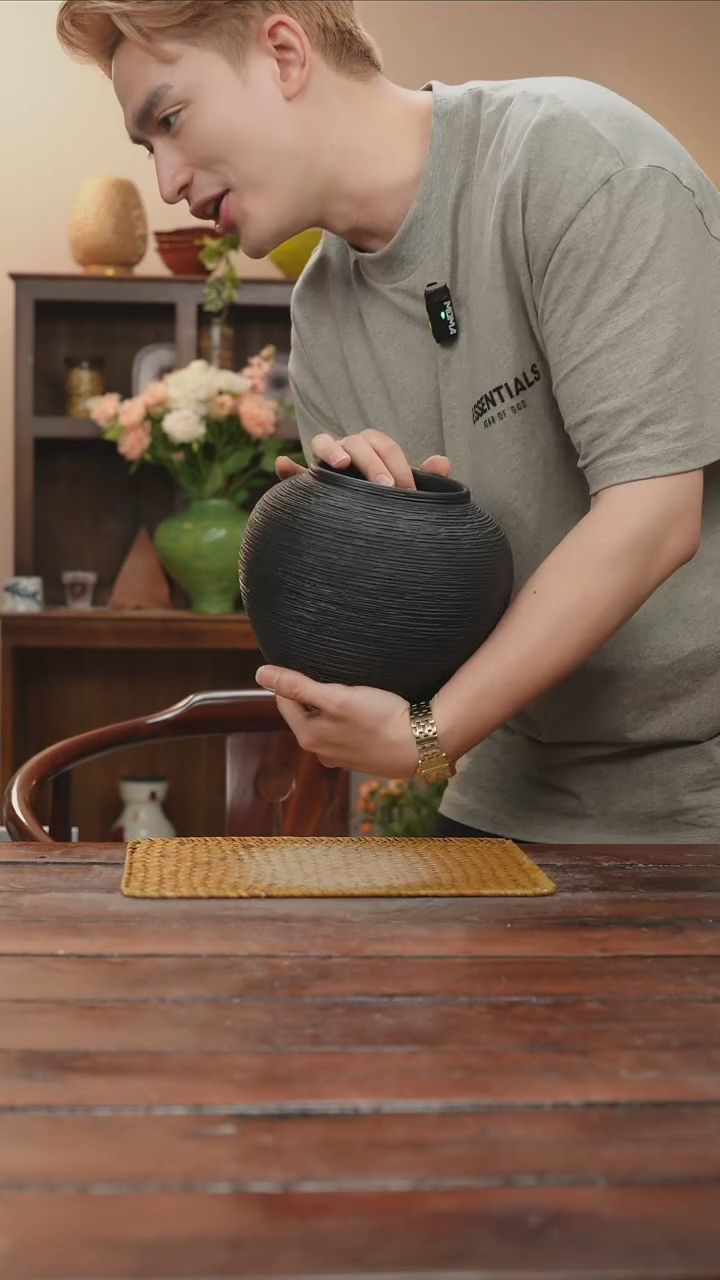 摆件景德镇艺术感手作花瓶