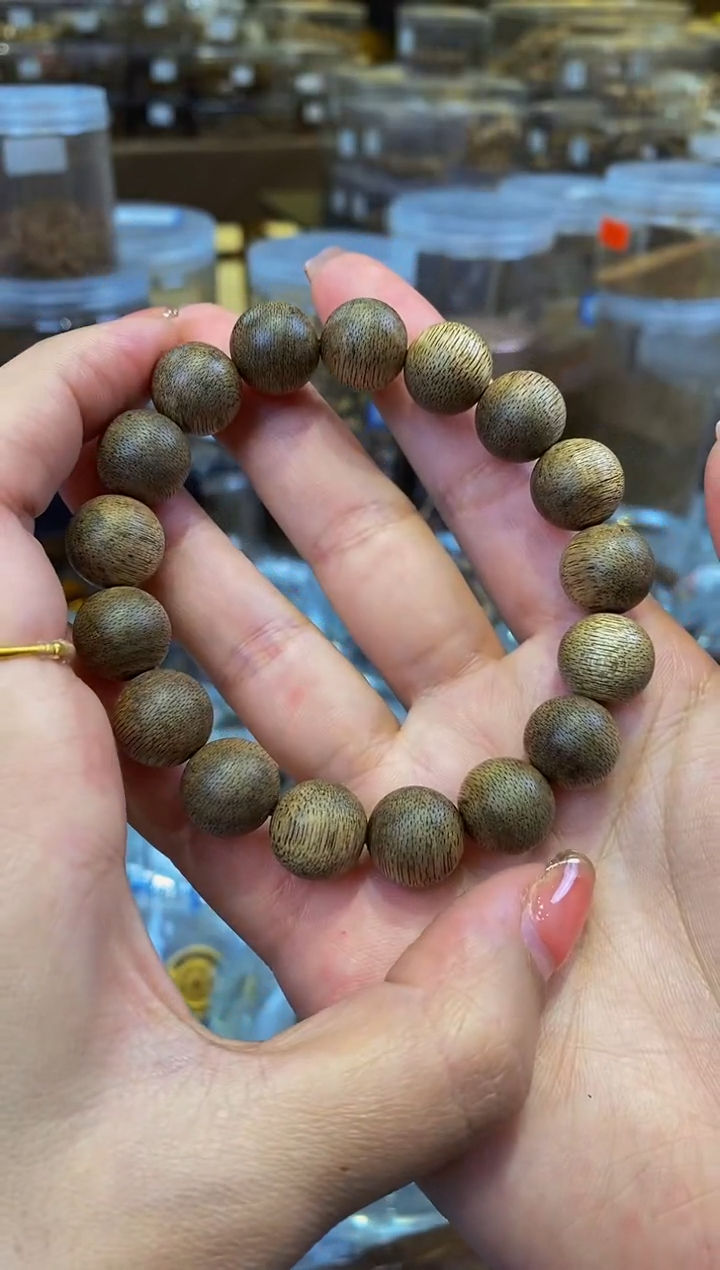 【闪购商品】沉香手串E784文莱1.2单圈沉香手串