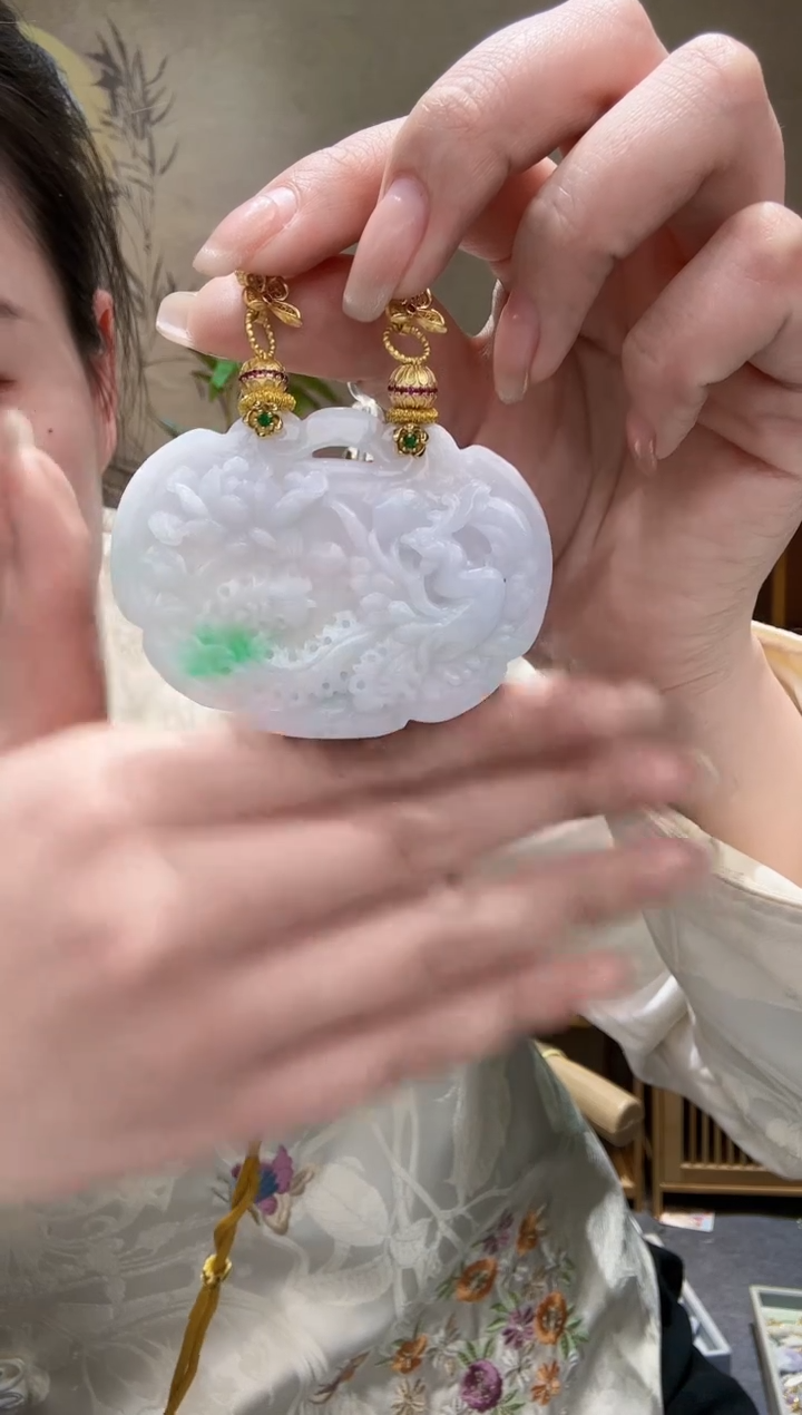 【闪购商品】翡翠耳饰未镶嵌吊坠
