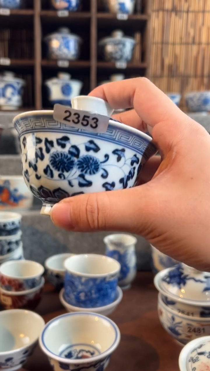 2353天禄言瓷全手绘茶器
