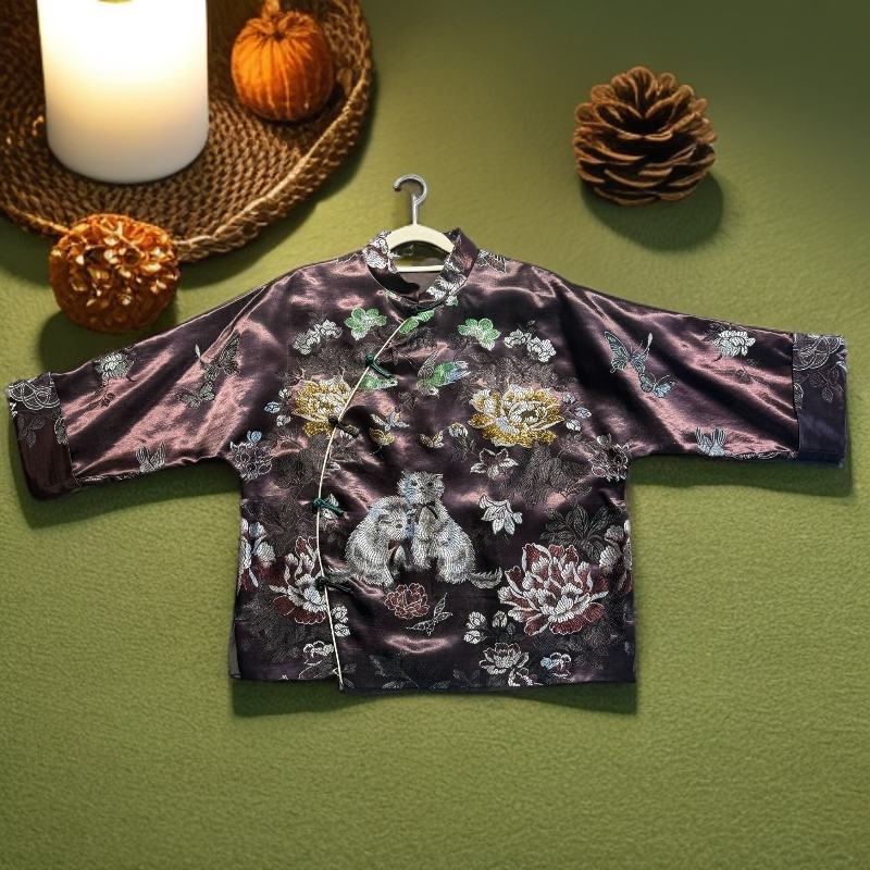 25老织锦盘金姐姐服特殊题材中式国风爆款上衣